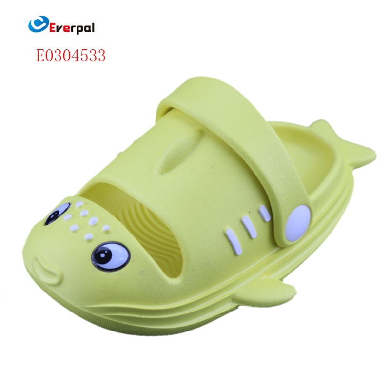 Papuci pentru copii de design Fish Close Toe